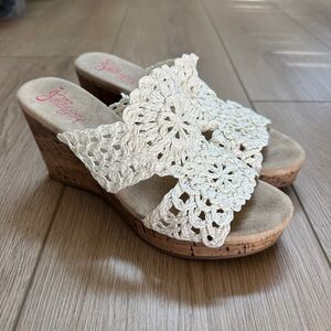 Jellypop Crochet Cream Wedges